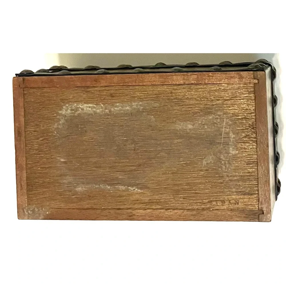 Vintage Treasure Chest Style Jewelry Box Japan